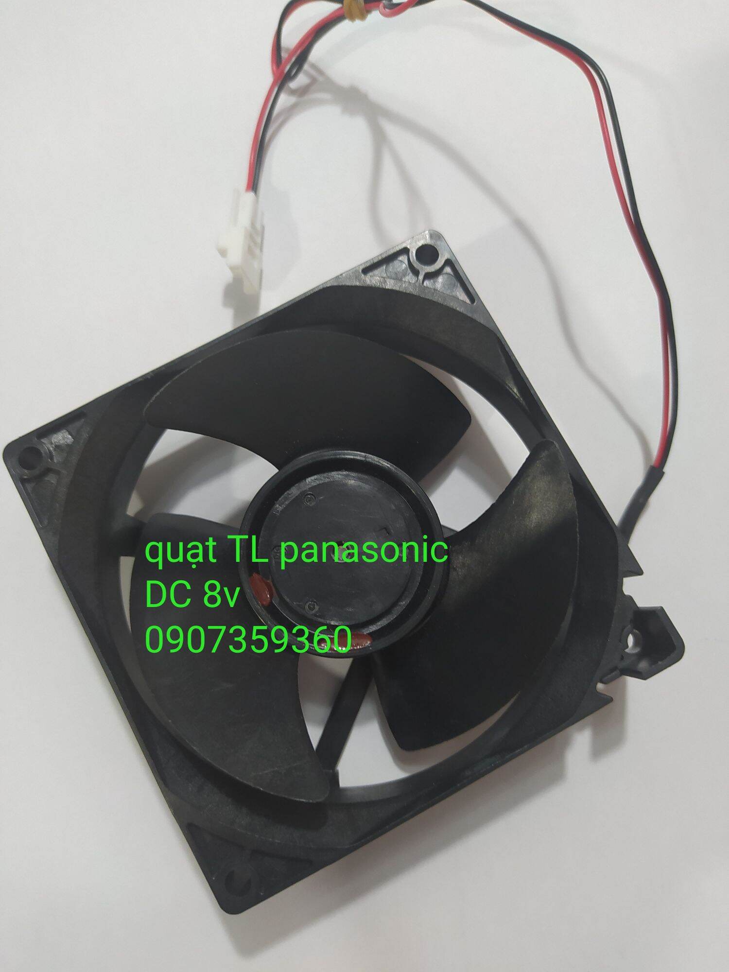 quạt tủ lạnh Panasonic DC 8v chính hãng 9x9cm