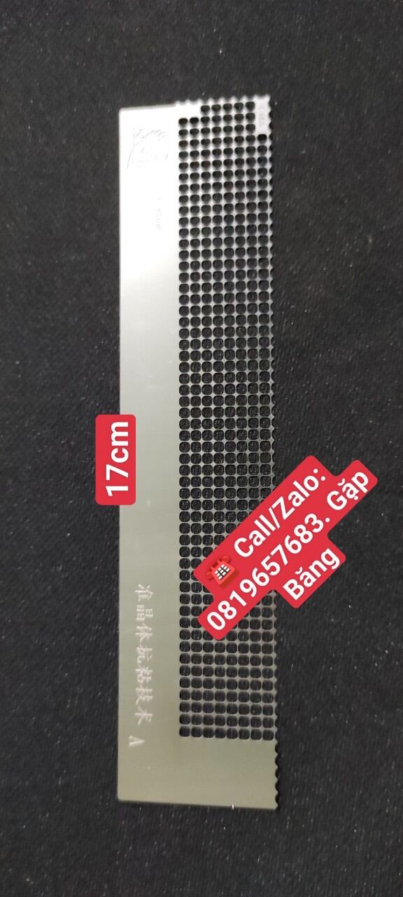 Thước đính tranh đá 17 cm