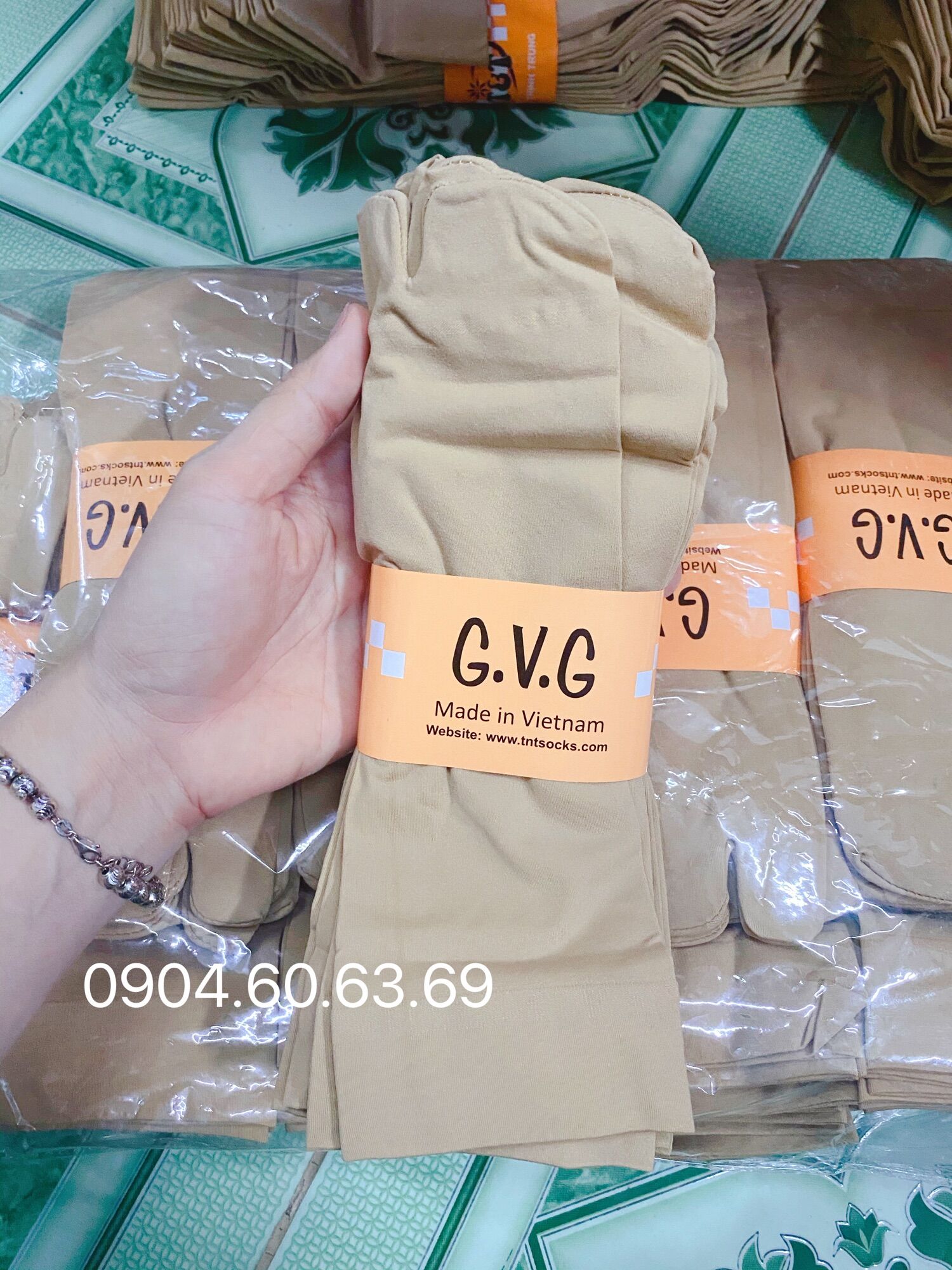 Sỉ 10 đôi vớ da trơn ngắn xỏ ngón