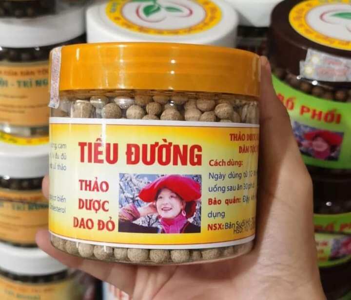 Tieu đuong thuốc của dân tộc dao đỏ hộp 300g