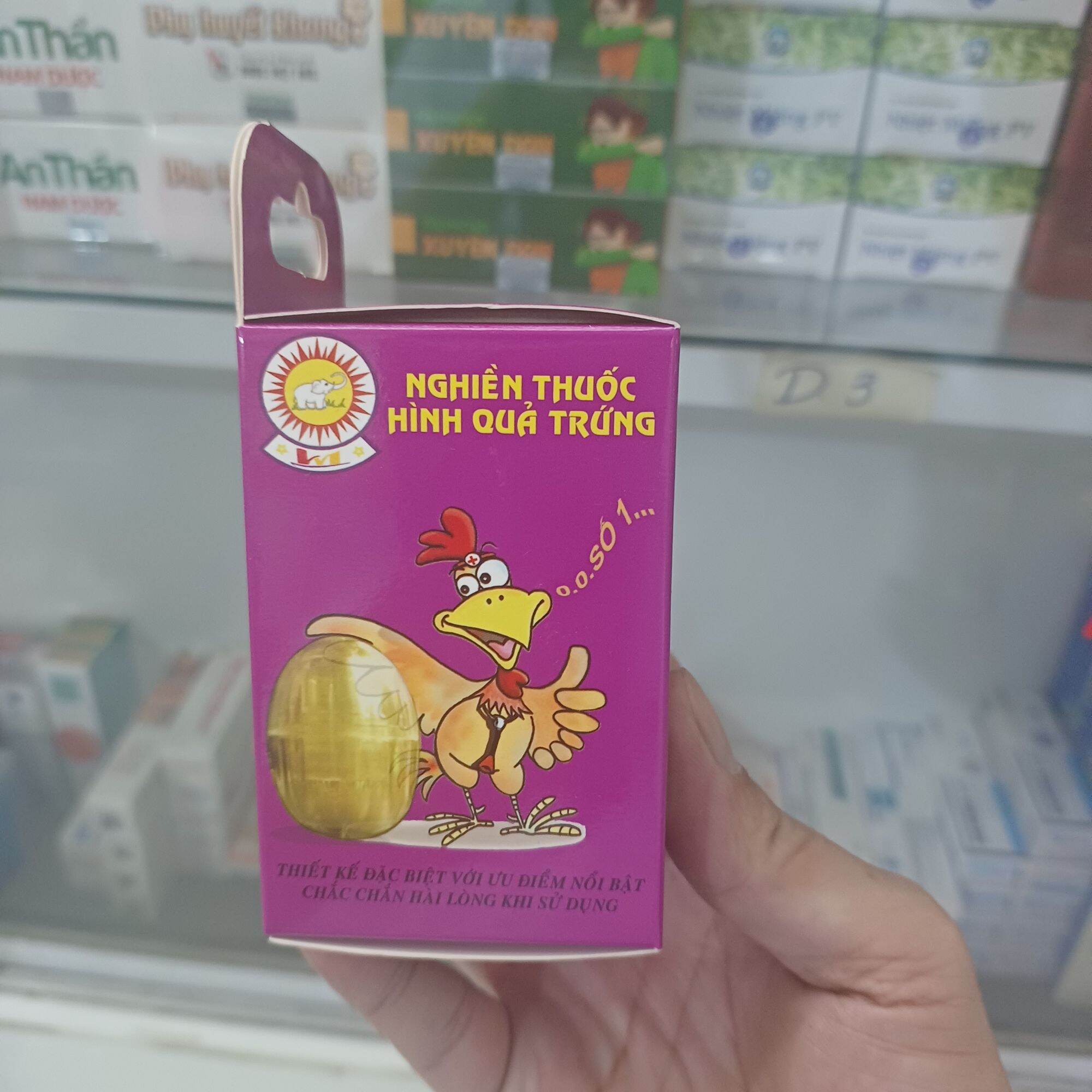 Nghiền thuốc hình quả trứng