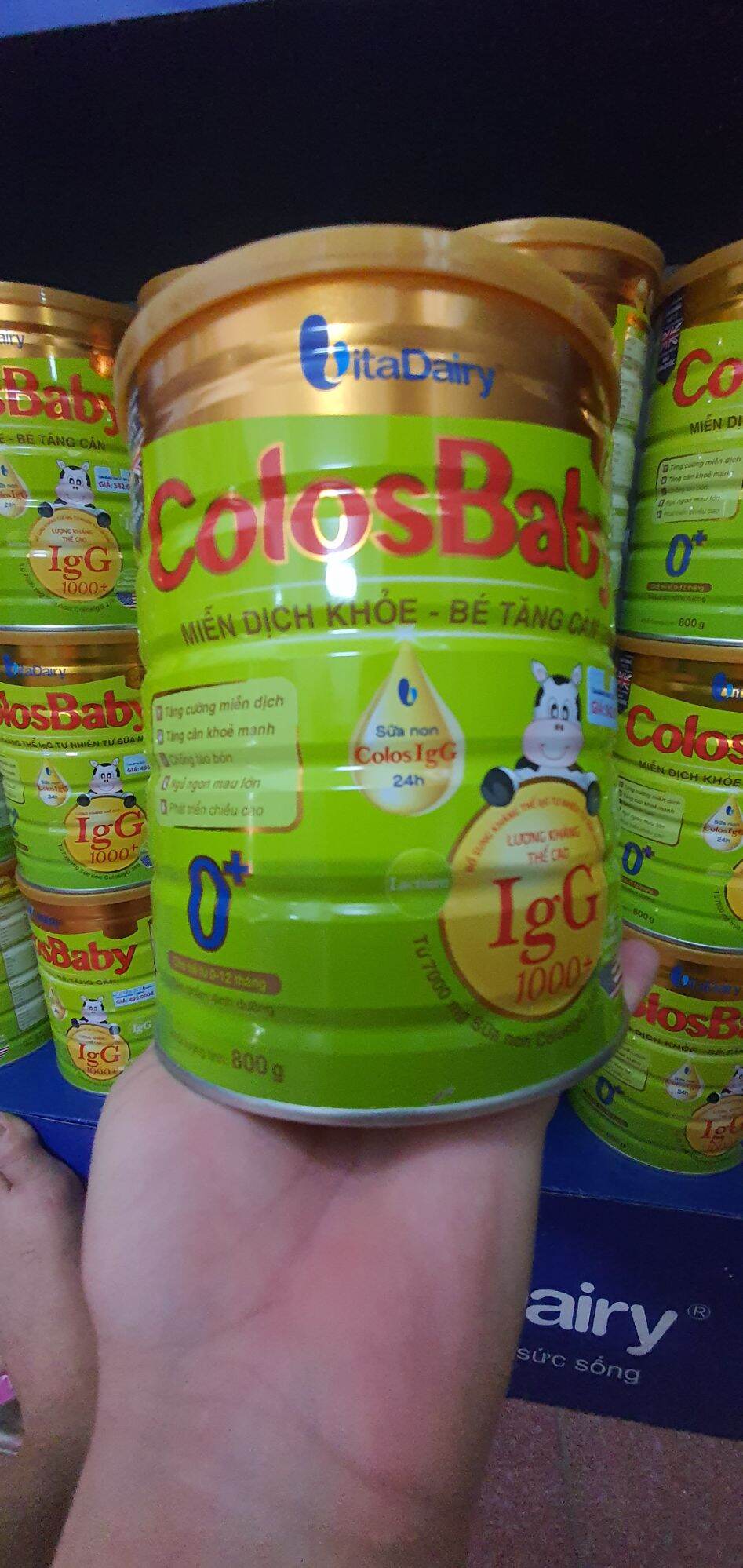 Sữa colosbaby gold 1000igg 800g số 0+