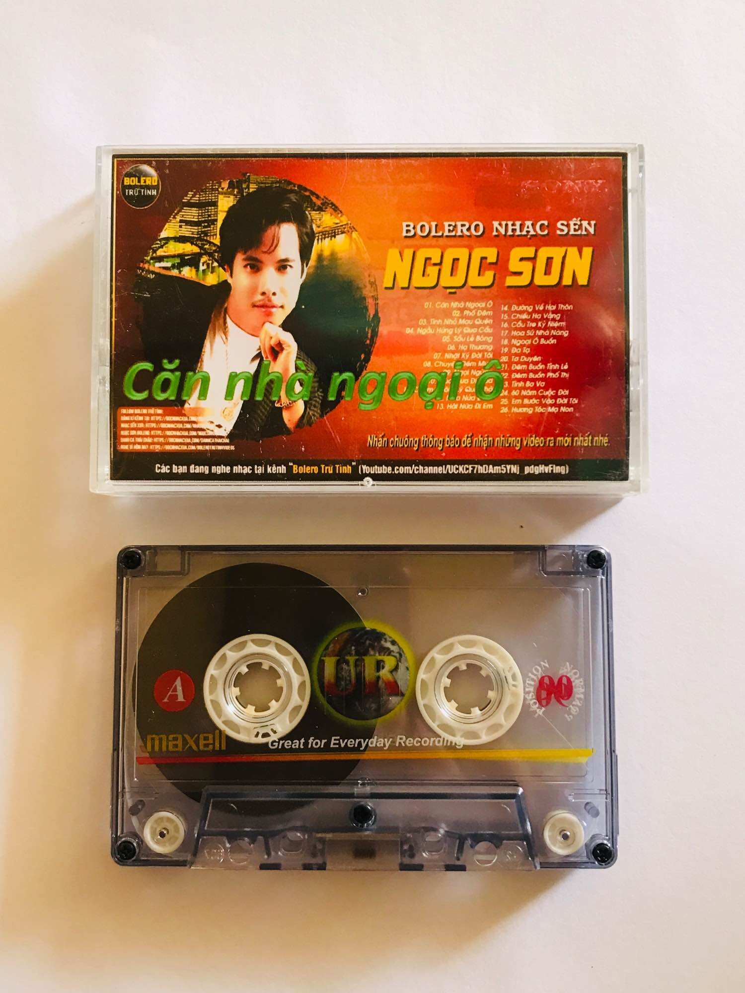 Băng cassette Ngọc Sơn nhạc Sến 1992