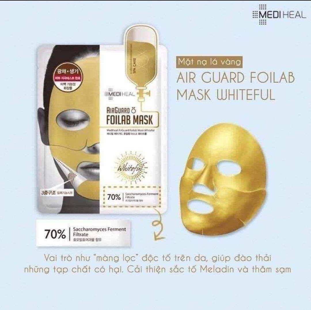 Mặt nạ lá vàng Mediheal làm trắng da, sáng da
