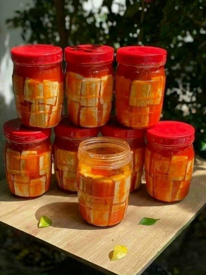 Chao môn cốt dừa 750g, chao môn Sóc Trăng