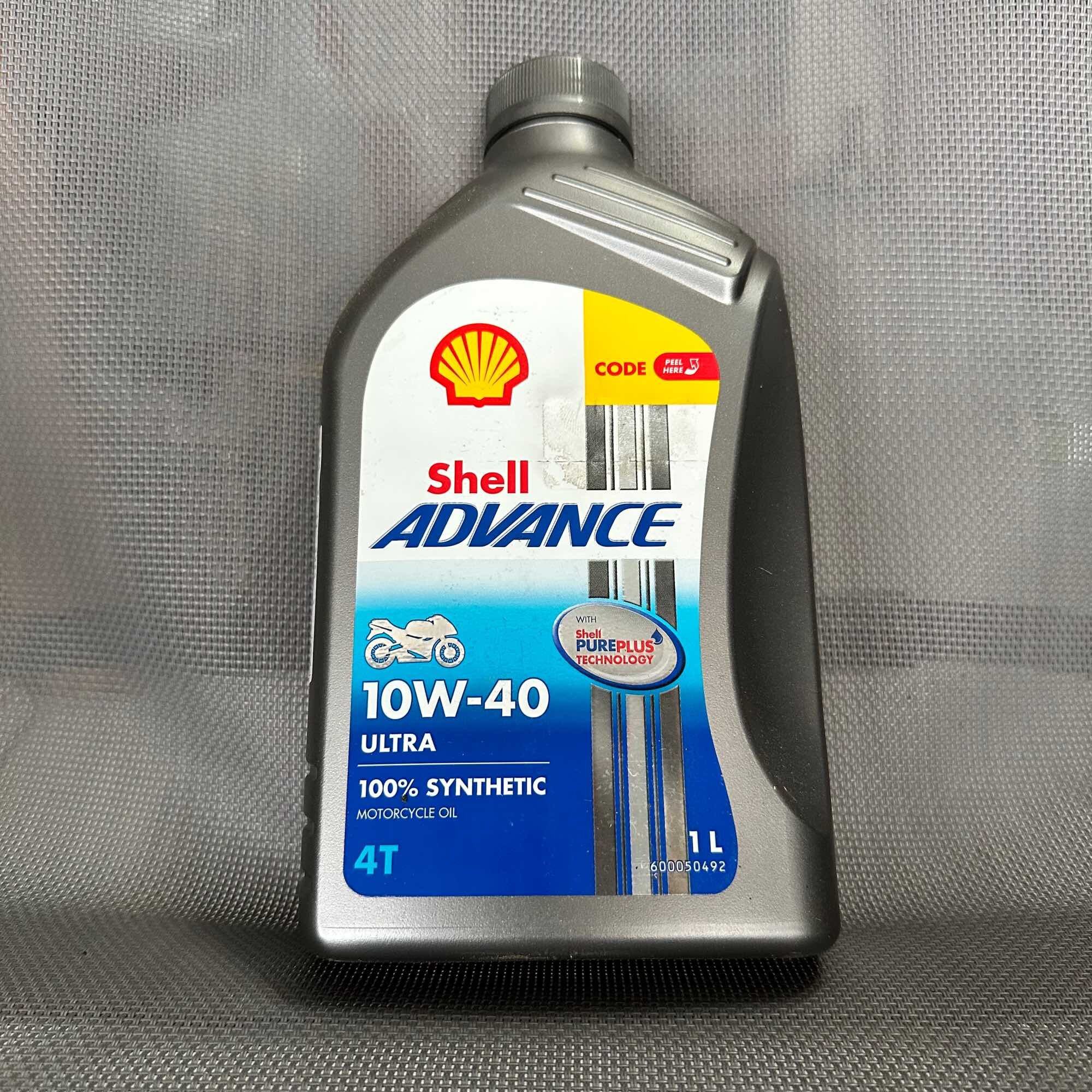 Nhớt xe máy shell ultra châu á 5w40xe ga và 10w40 xe số