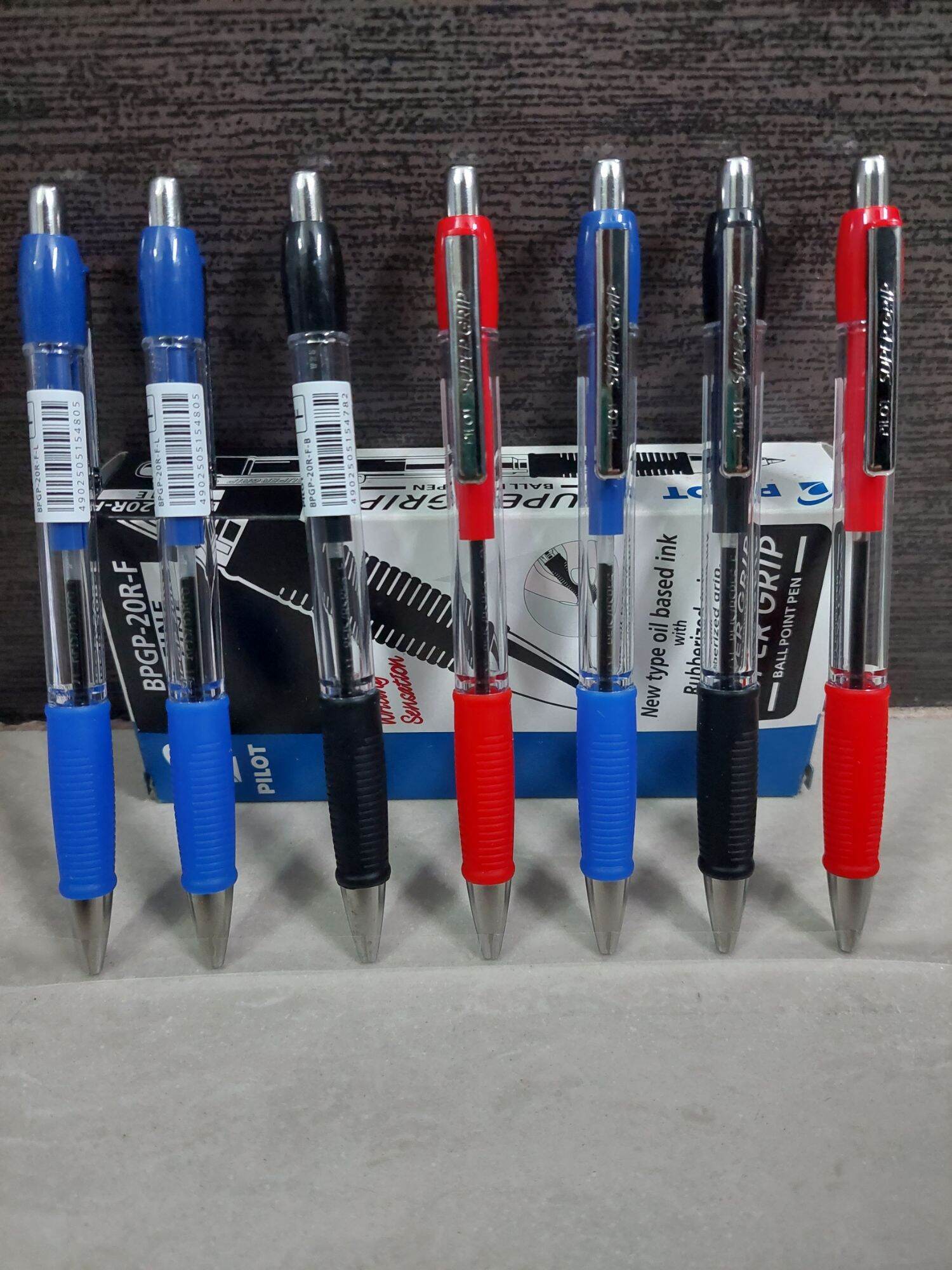 Bút Bi Bấm Super Grip ( BPGP-20R-F) ký tên cao cấp của Pilot (Made in Japan)