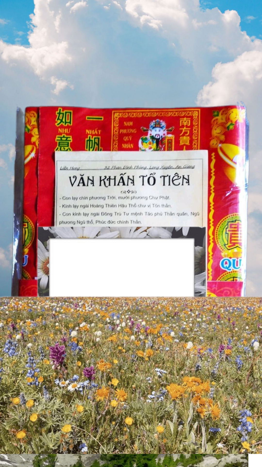 1 bộ giấy cúng Ông Bà Tổ Tiên