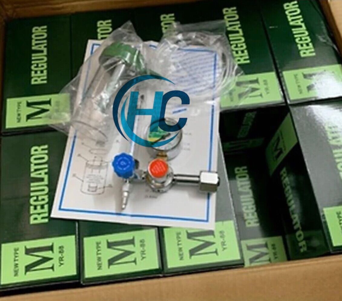 [CHÍNH HÃNG] Đồng Hồ Oxy Y Tế- Regulator YR-88 (Có Bình Tạo Ẩm)