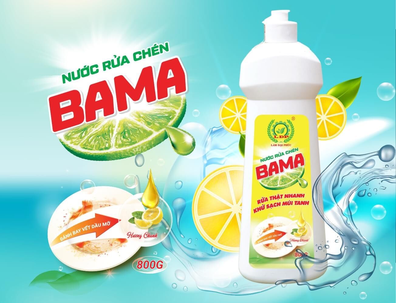 Nước Sửa Chén , Bát Sinh Học - Lâm Đại Phúc Can 1,6 Lít
