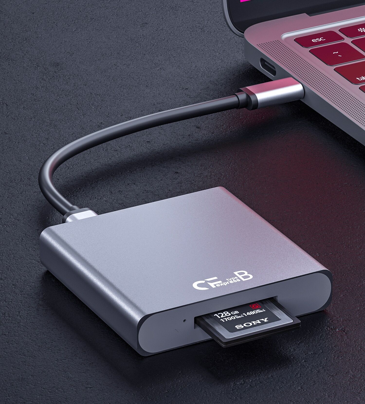 CF Express CFExpress Type-B | Đầu đọc thẻ nhớ CFExpress B USB 3.1 Gen2 High Speed 10Gbps tốc độ cao CF Express Type A Type B Card Reader