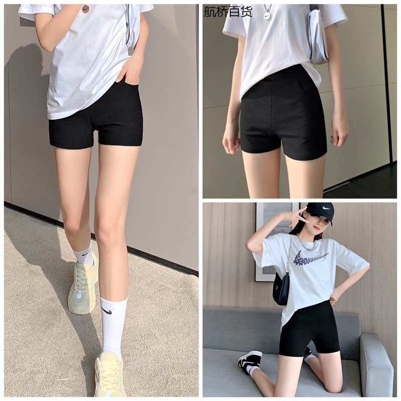 Quần Legging  NGỐ Đùi  nữ Chất Zip Cotton 100% Co Dãn