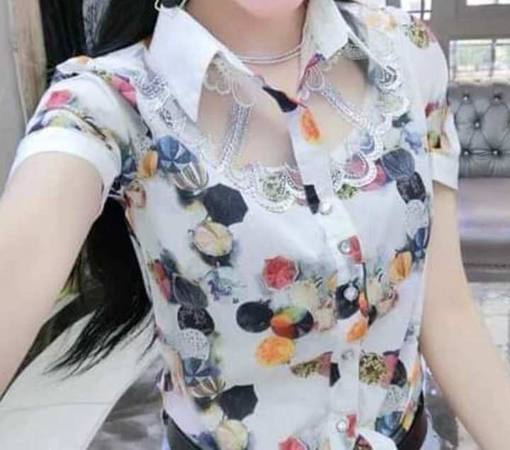 Cổ vol may áo cực xinh
