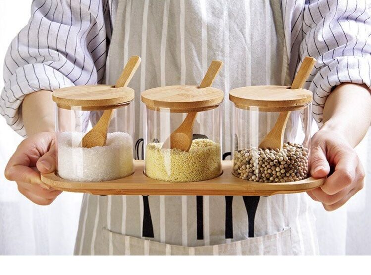 Bộ đựng gia vị siêu đẹp sử dụng gia đình, nhà hàng