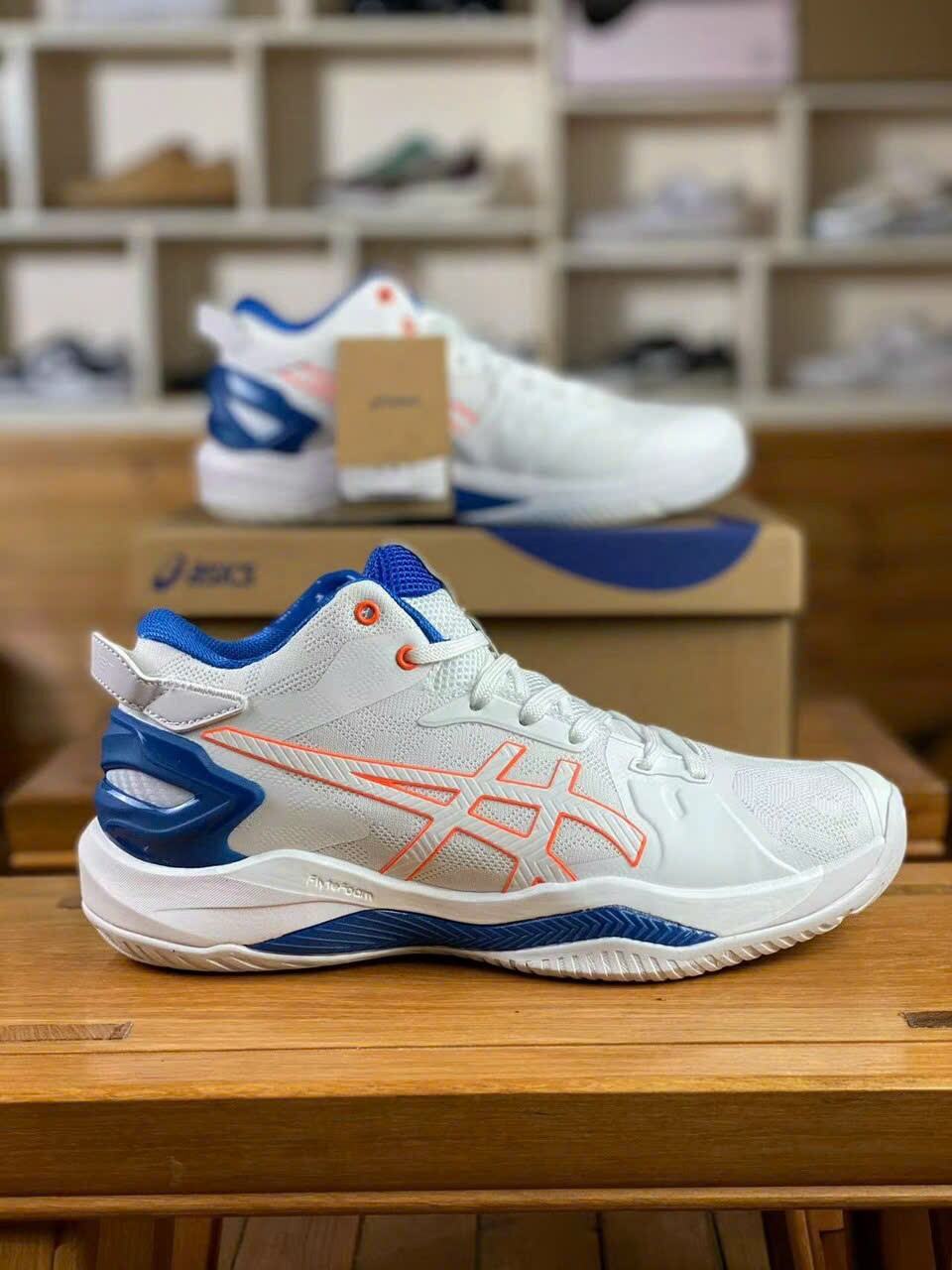 Giày Asic.s Gel burst 26 1063A047-101 Men Basketball Shoes White Shocking