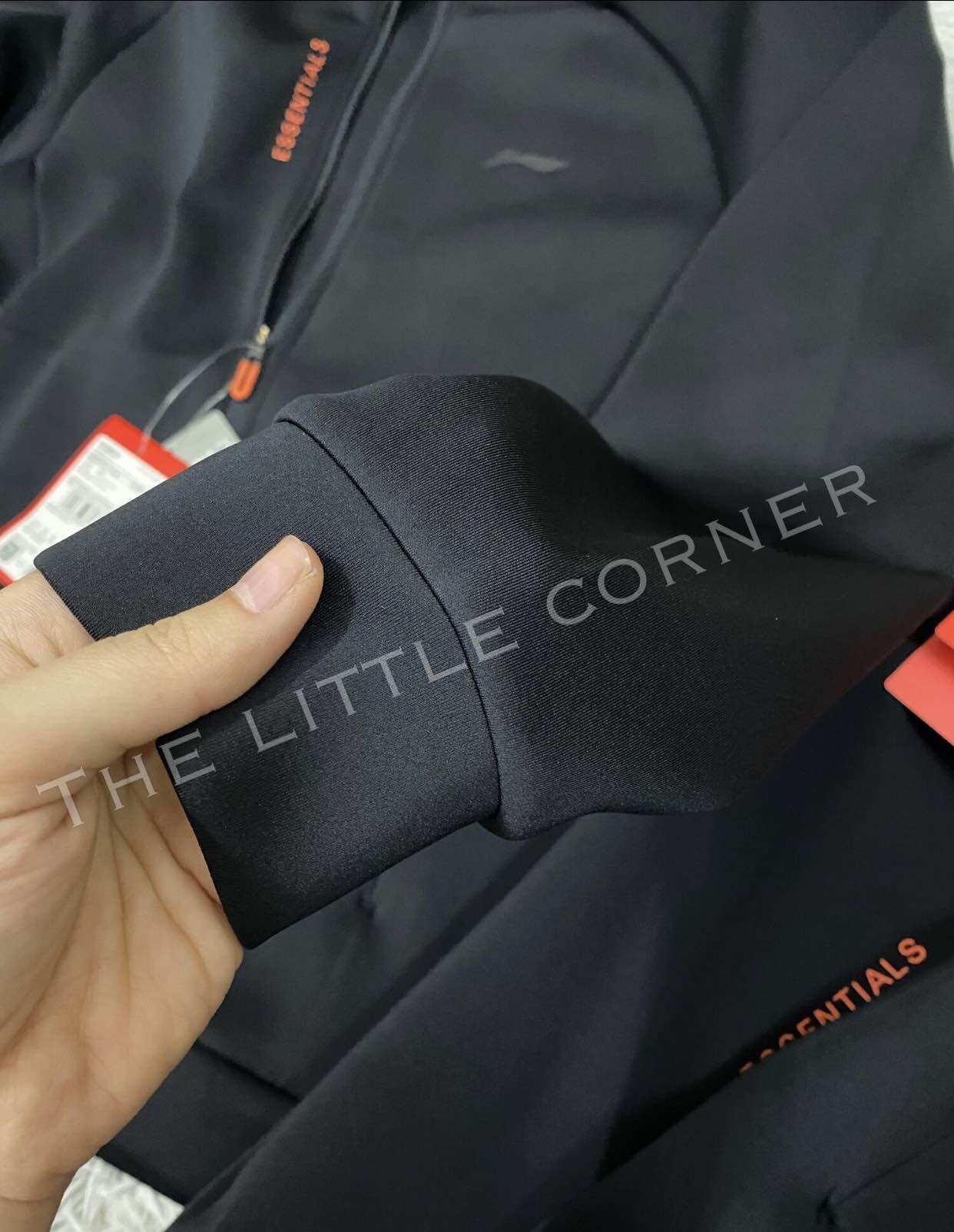 Áo khoác nỉ trơn nam Lining AWDS791