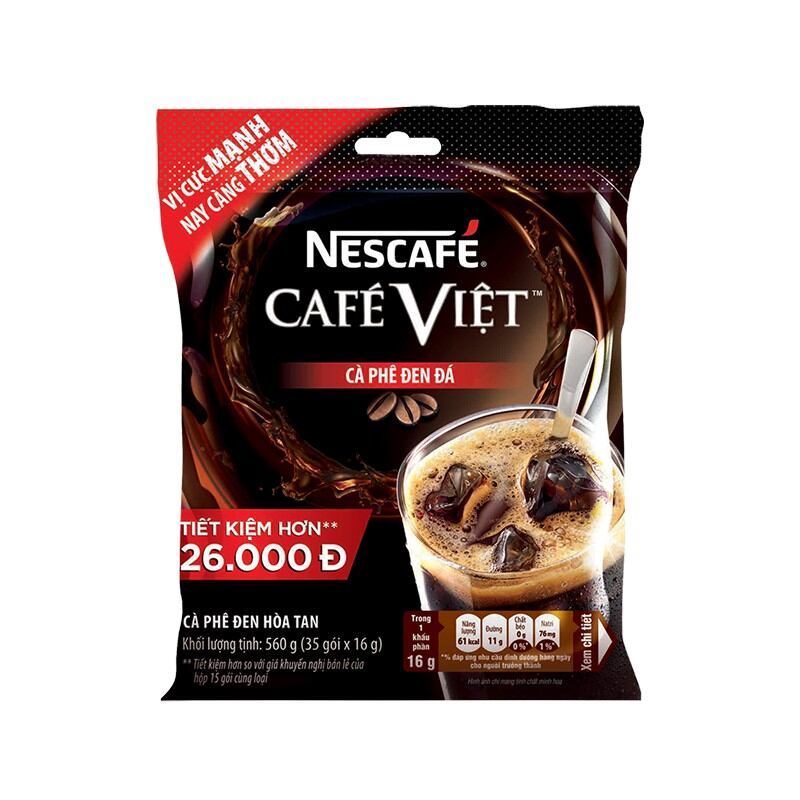 0cà phê hòa tan nescafé café việt cà phê đen đá