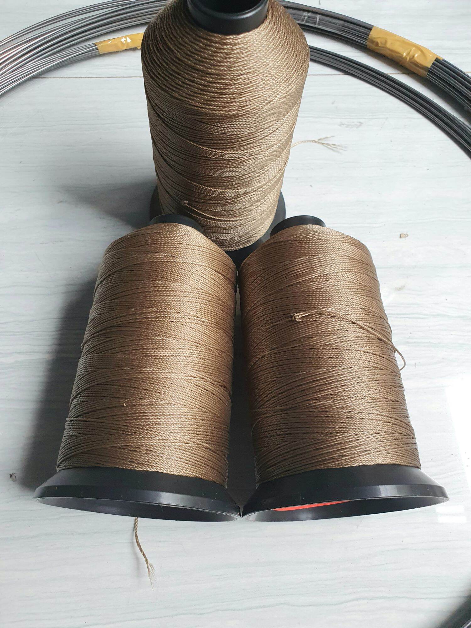 Cuộn Dù nilong số 12 màu cỏ khô.