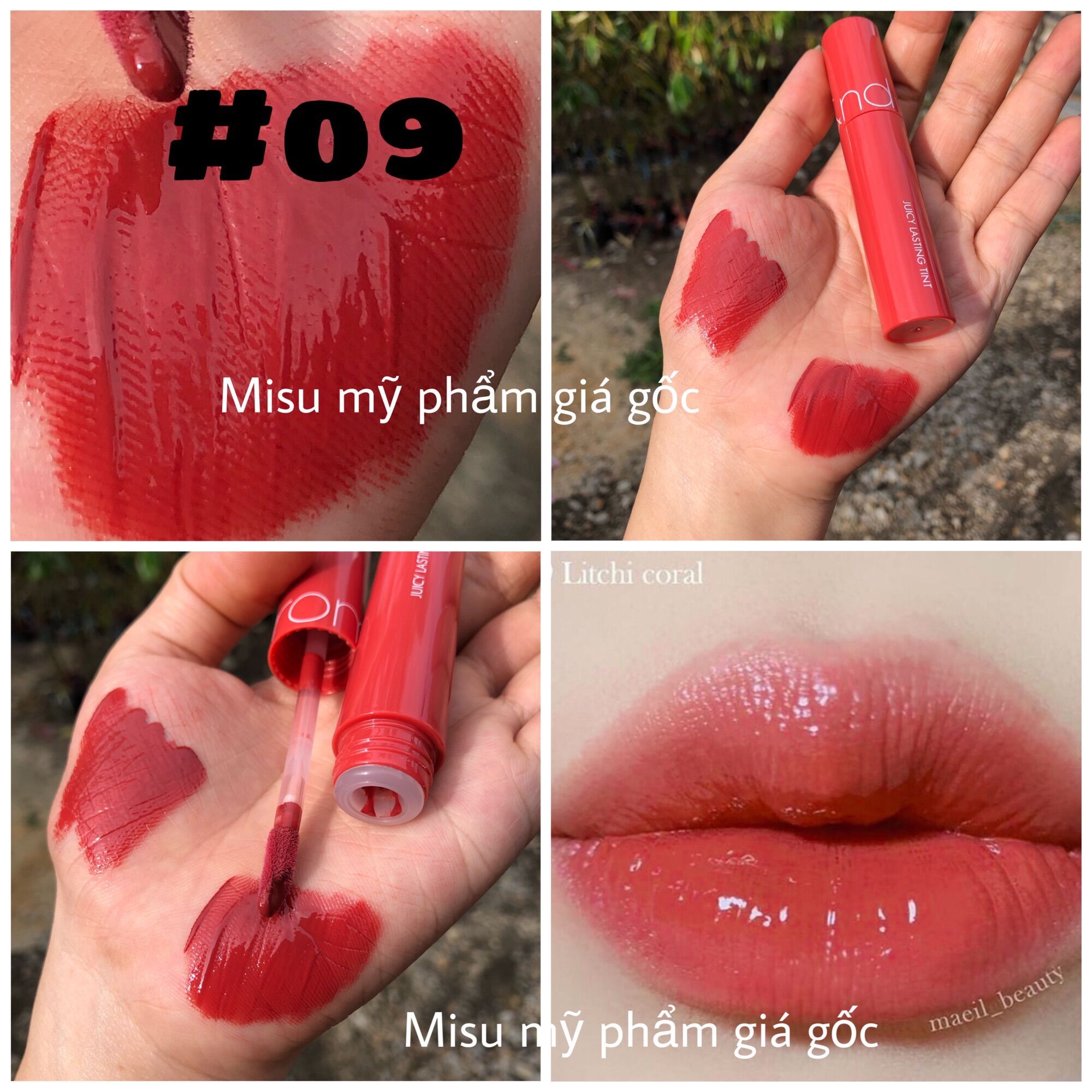 Son bóng lipgloss romand 06 + 09