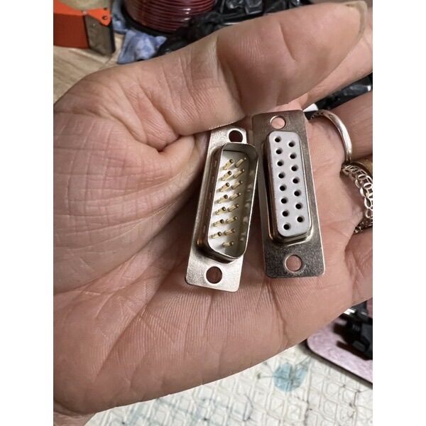 Đầu jack DP 15 chân 2 hàng hàn dây