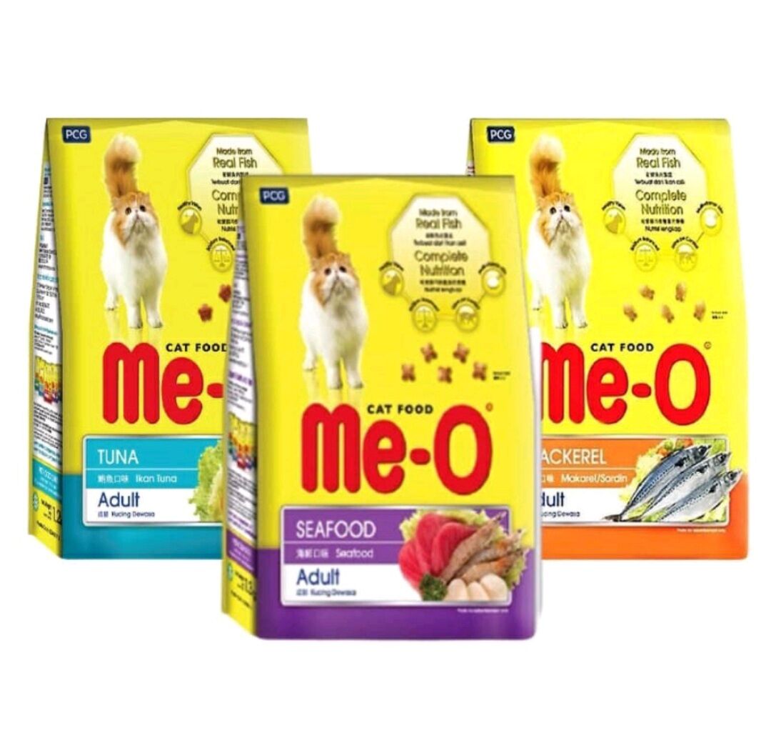 Thức ăn khô cho mèo hạt Me-o túi 1.2kg