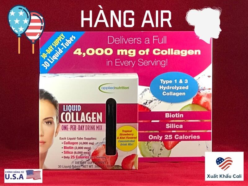 [HCM]Liquid Drink Mix 4000Mg Của Mỹ. Nước Dạng 30 Ống