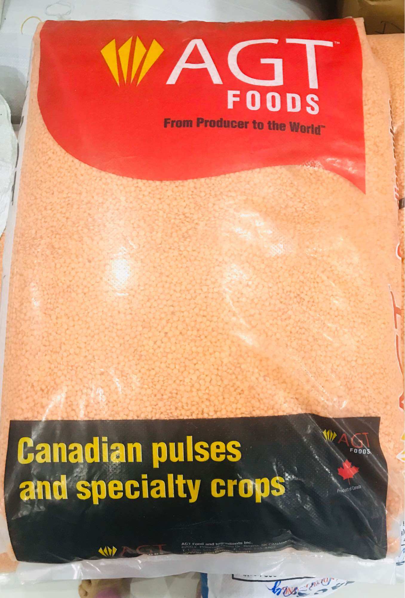 1kg Đậu lăng đỏ hữu cơ Canada