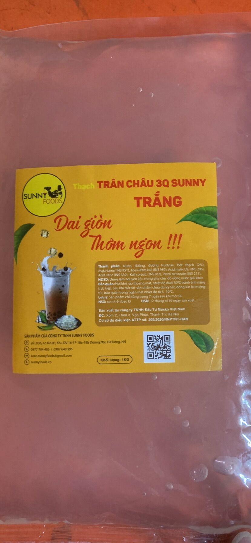 Trân châu trắng 3q - 1kg