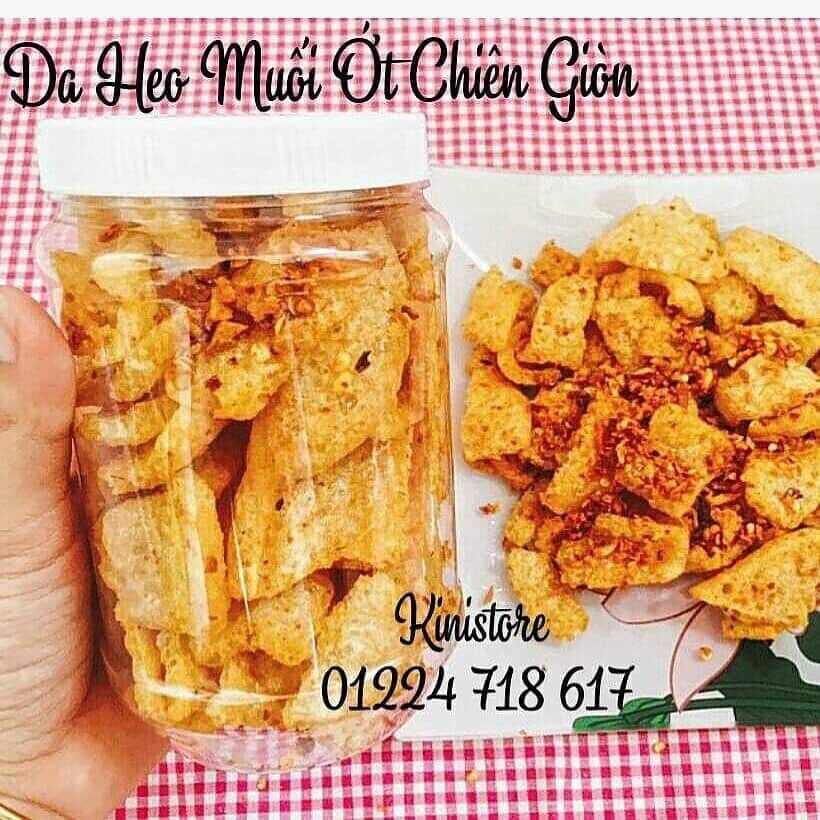 Combo 4 Hủ Da Heo Muối Ớt Chiên Giòn (100g/1 Hủ)