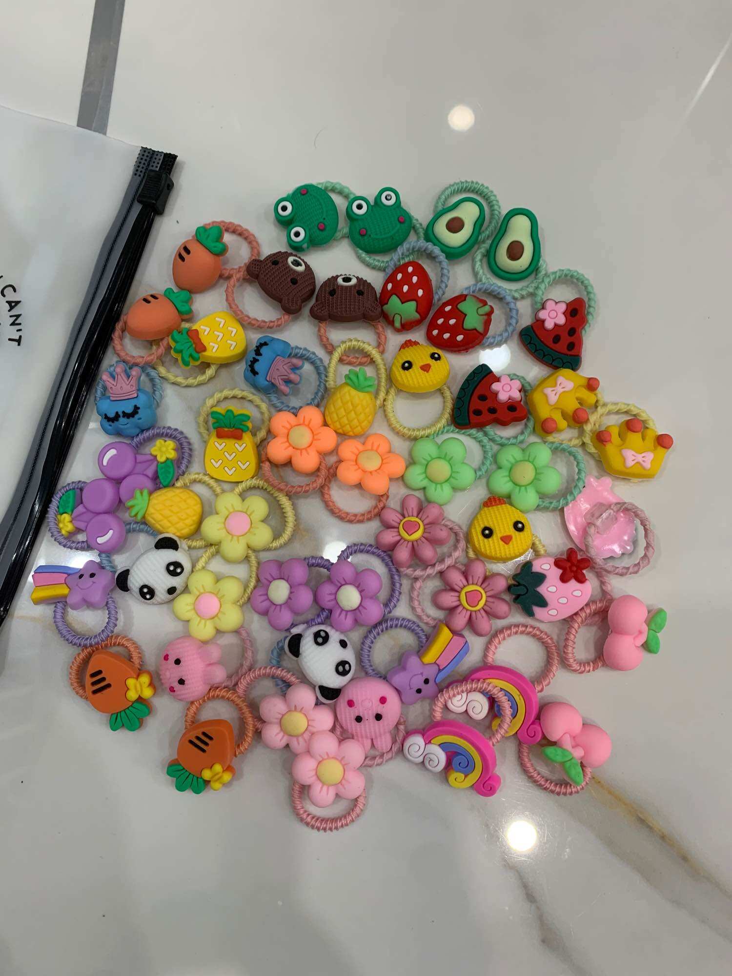 TÚI 50 THUN XOẮN MIX HÌNH DỄ THƯƠNG
