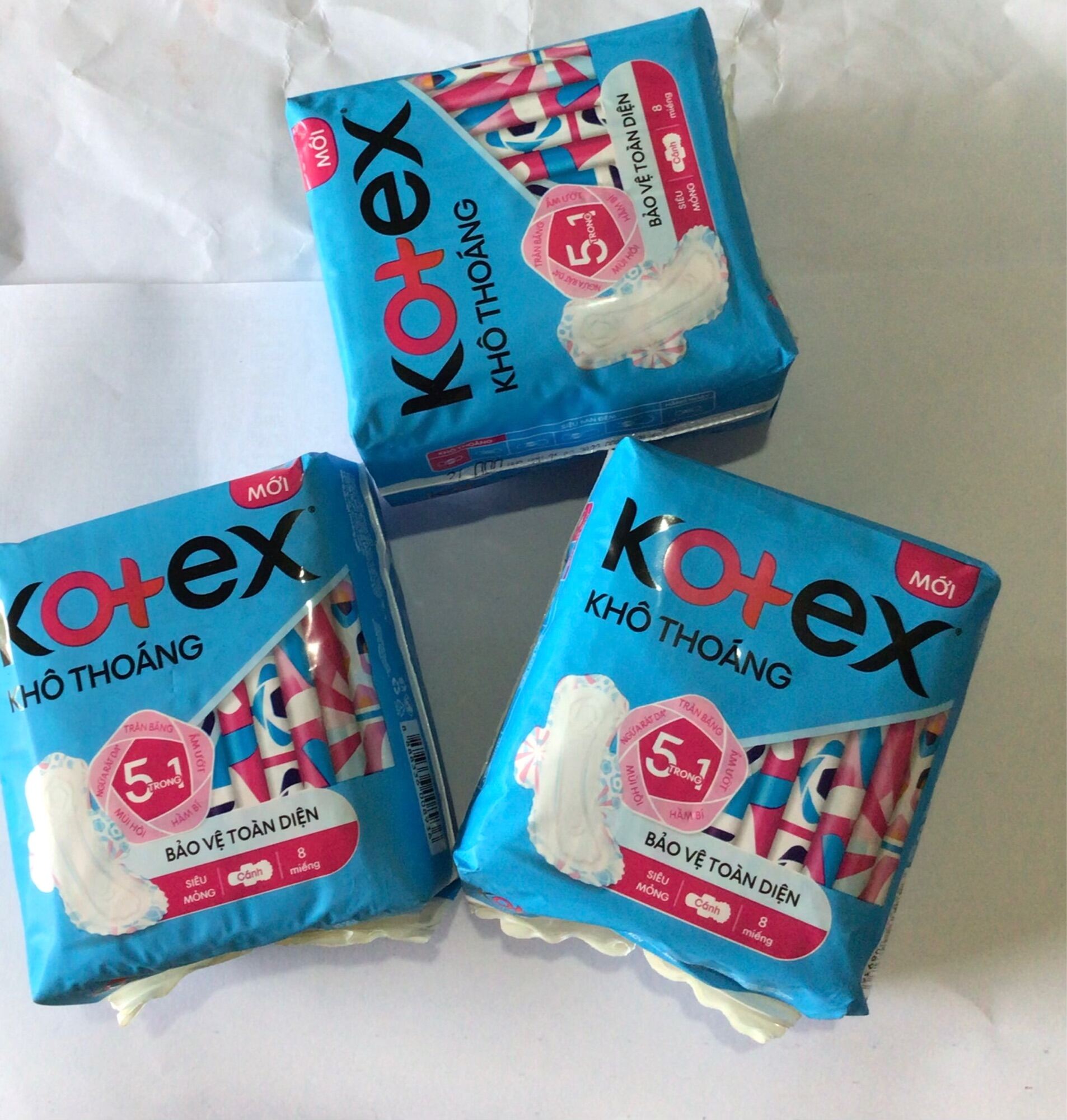Combo 10 gói BVS kotex SMC gói 8 miếng
