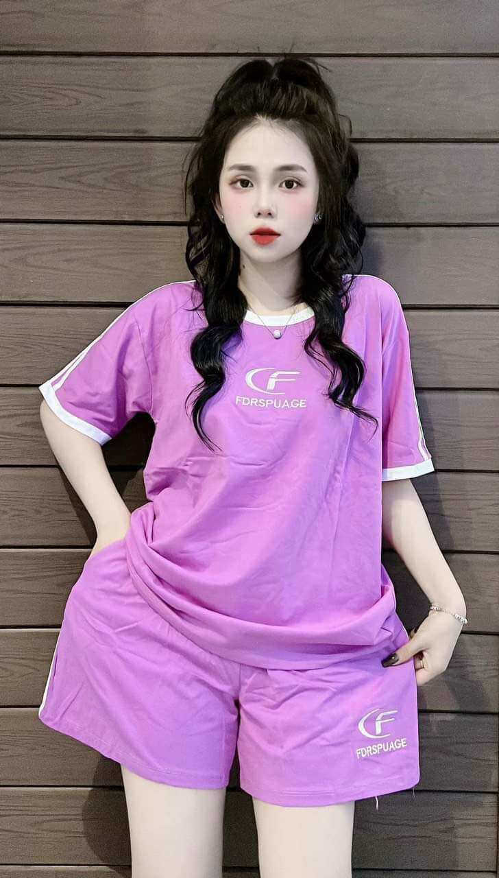 SÉT BỘ SHORT COTTON THÊU CAO CẤP