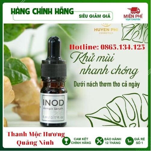 [ Hàng Chính Hãng] Serum Khử Mùi Hôi Nách Hôi Chân Inod 5Ml Huyền Phi