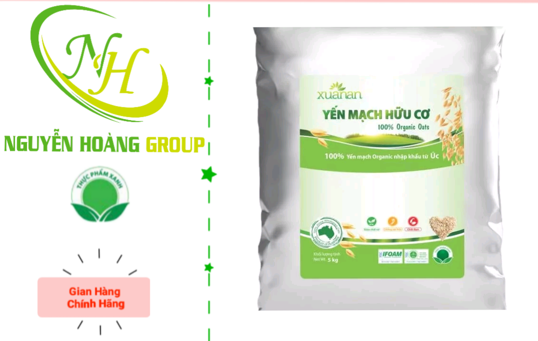 XUÂN AN - Yến Mạch Nguyên Chất Ăn Liền Nhập Khẩu Úc  Bao 5Kg