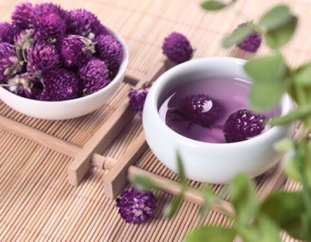 Hoa cúc bách nhật tím sấy khô 100gram