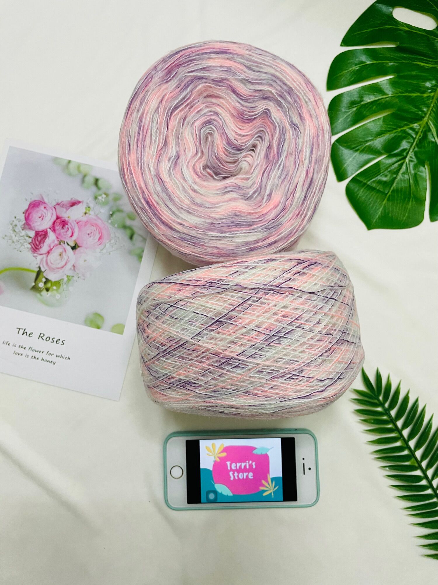 Yarn - Len Mohair- Sợi mảnh và đẹp - Siêu ấm Siêu dôi sợi - Cỡ sợi 1.0mm | Terri Store