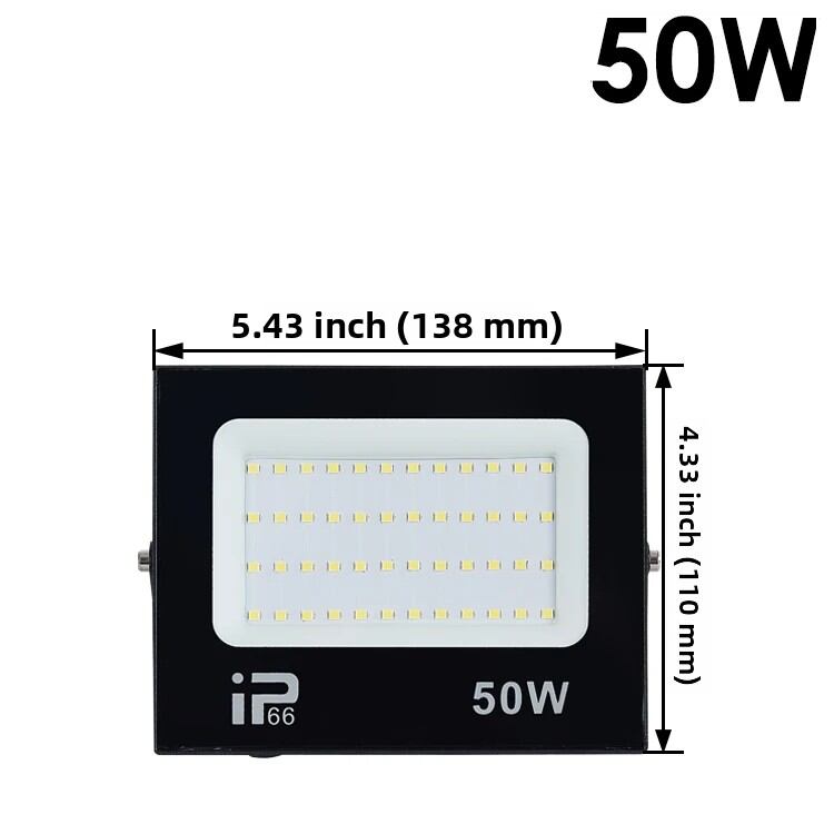 Đèn Pha LED 200W 6500K Chống Nước IP66 Chiếu Sáng Ngoài Trời Dùng Cho Nhà Để Xe Phòng Tập Thể Dục Đường Phố Kiểu Dáng Hiện Đại 220V