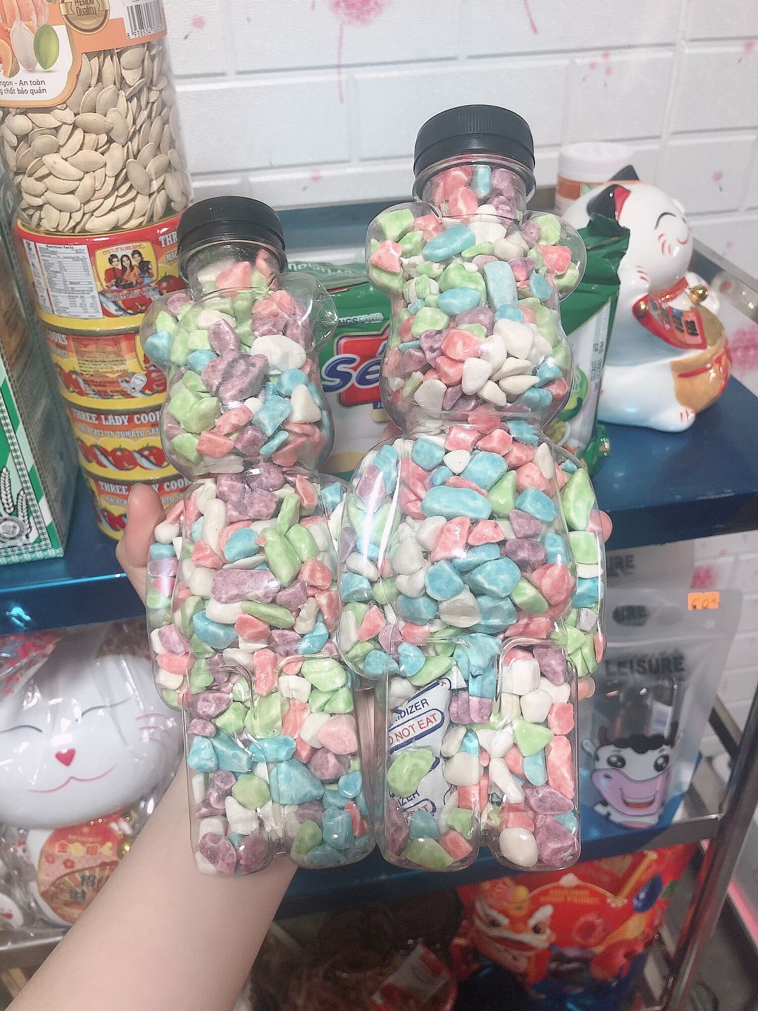 Kẹo sỏi socola hủ gấu 500gr