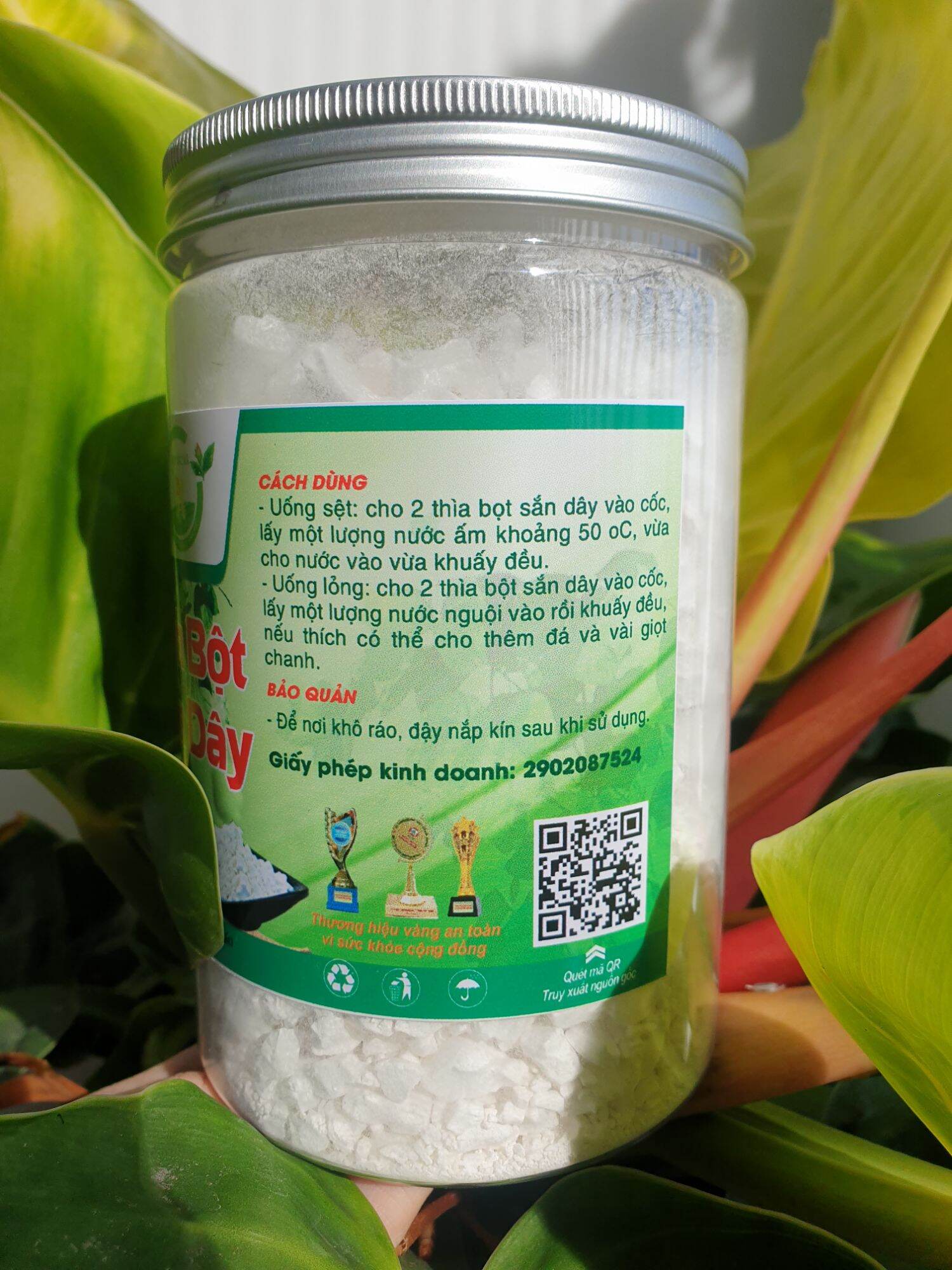 Tinh bột sắn dây nguyên chất 500gr