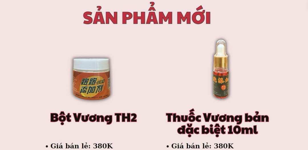 Bột Vương- Hương liệu câu cá