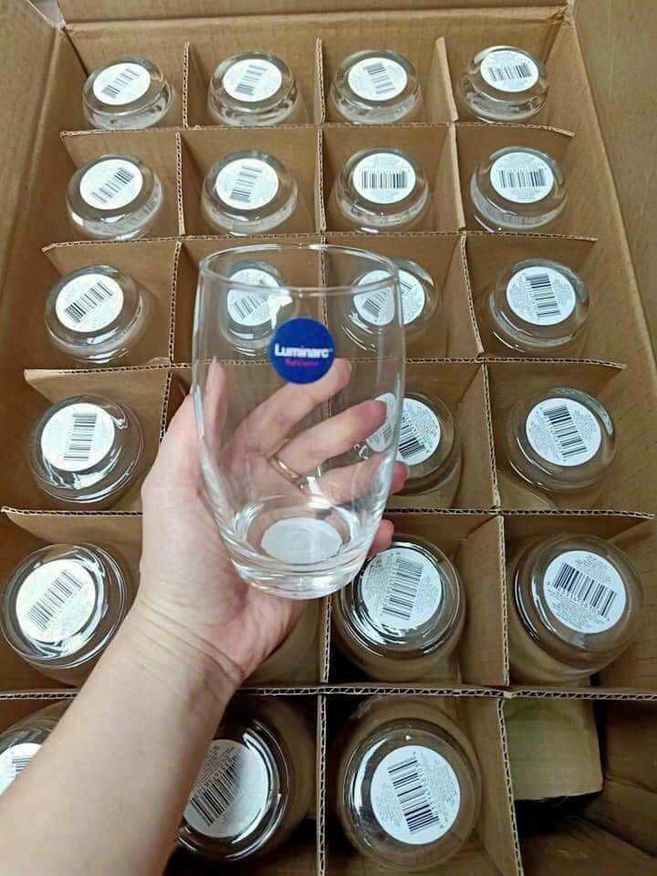 (HN) Combo 6 ly thủy tinh luminarc 350ml - 10k - 60k
