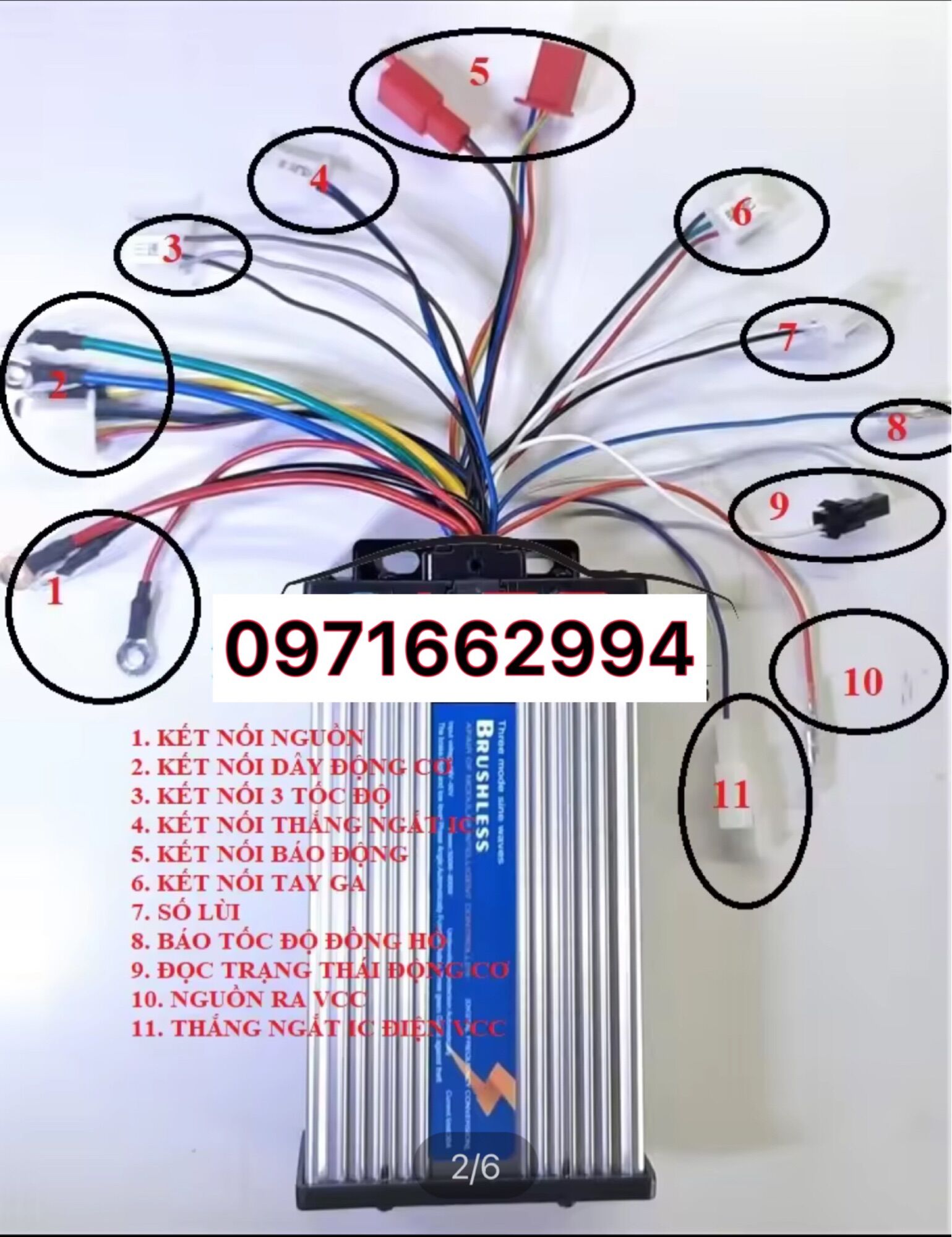 Ic đa năng 500w BLQ xe điện 48/60v