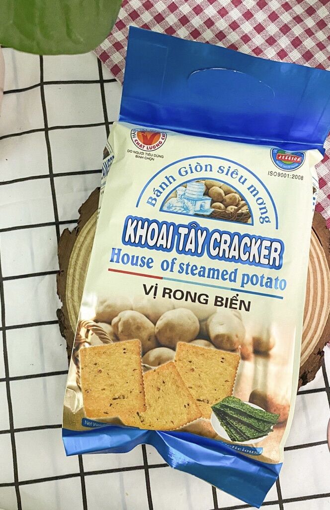 BÁNH KHOAI TÂY CRACKER JESSICA SIÊU GIÒN SIÊU MỎNG(NGẪU NHIÊN)