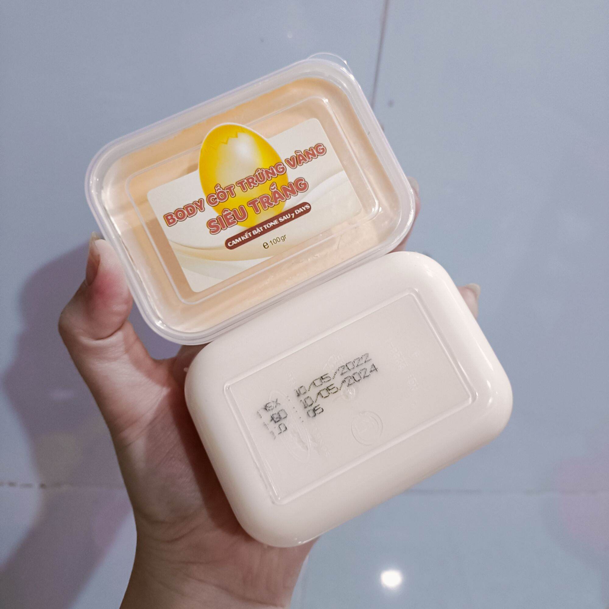 Kem body cốt trứng vàng siêu trắng