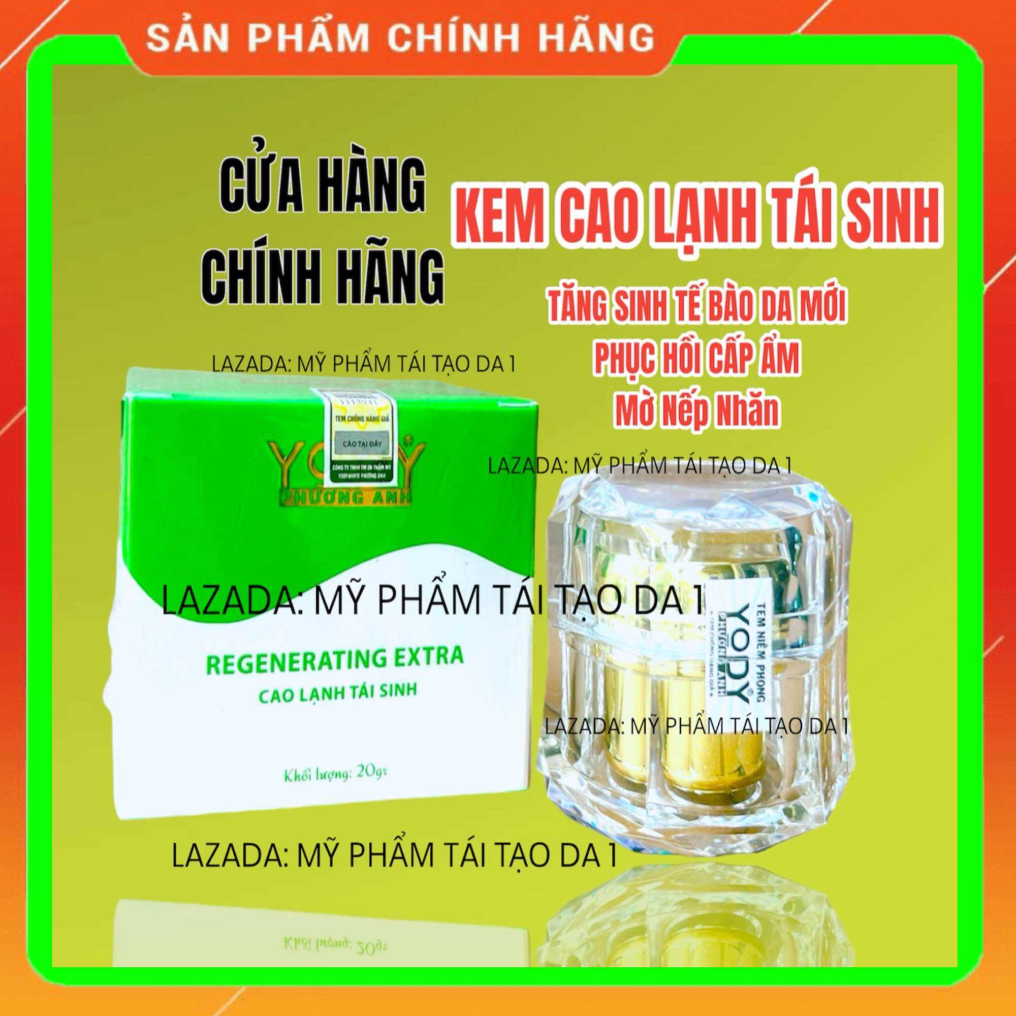 CAO LẠNH TÁI SINH  -COOLING RECOVERY CREAM YODY TOMOROW