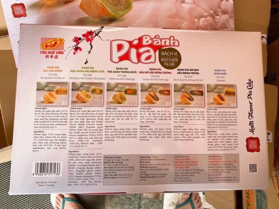 BÁNH PÍA BÁCH VỊ ( Tân Huê Viên)