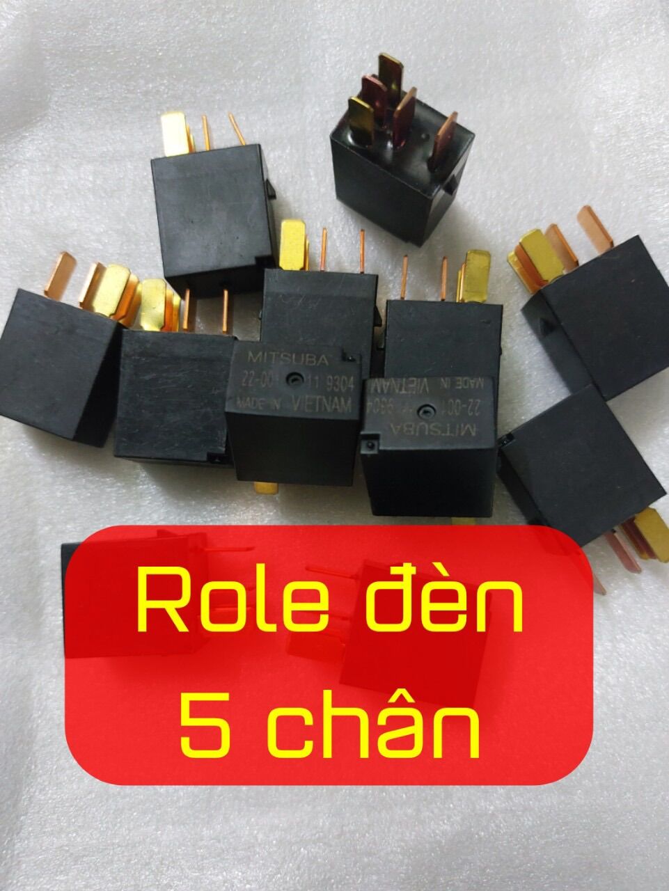 Rờ Le Đèn Xe Máy 4 Chân - 5 Chân Hàng Mitsuba