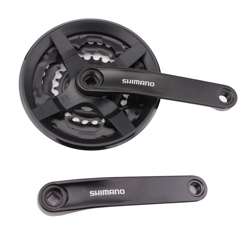 Shimano Ty301 Bicycle Crankset, 3-Layer Aluminum Material, Aluminum Material