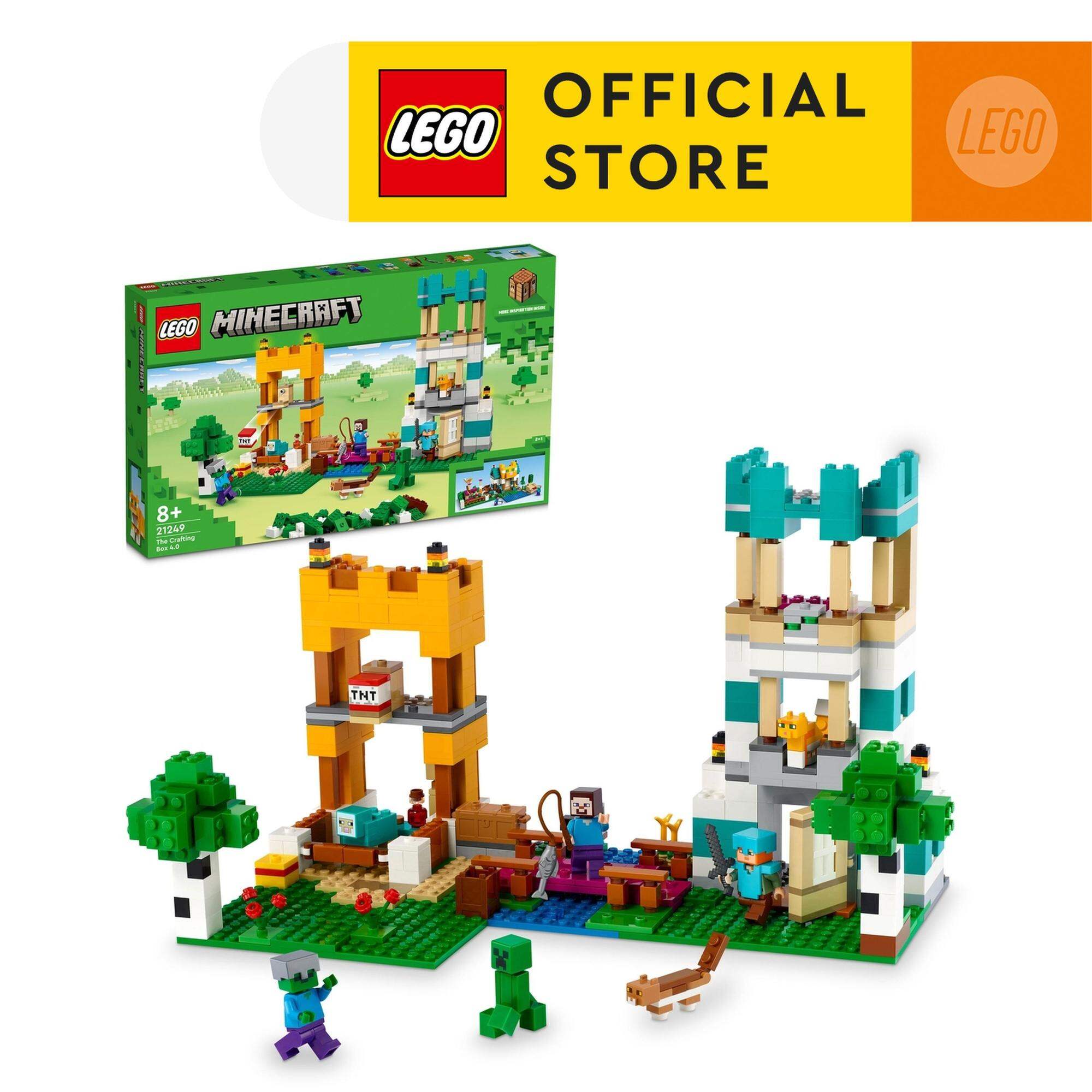 Lego minecraft 21249 đồ chơi lắp ráp bộ lắp ráp minecraft sáng tạo 4.0