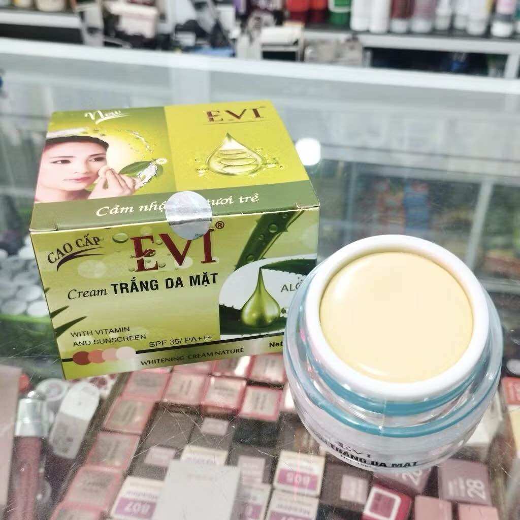 KEM EVI TRẮNG DA MẶT SPF35/ PA+++ MẪU MỚI 15GR